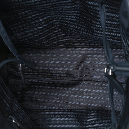 Prada Tessuto Nylon Saffiano Tote Navy 5 of 8