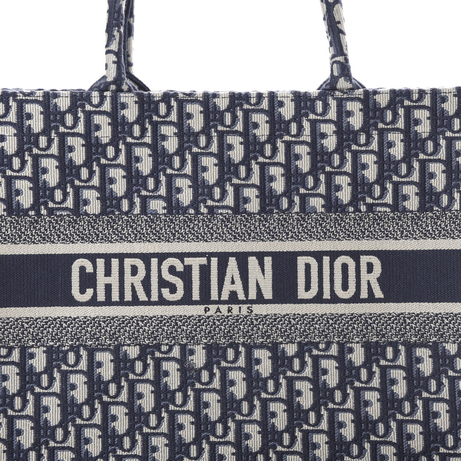 Christian Dior Oblique Medium Book Tote Blue Multicolor 7 of 10