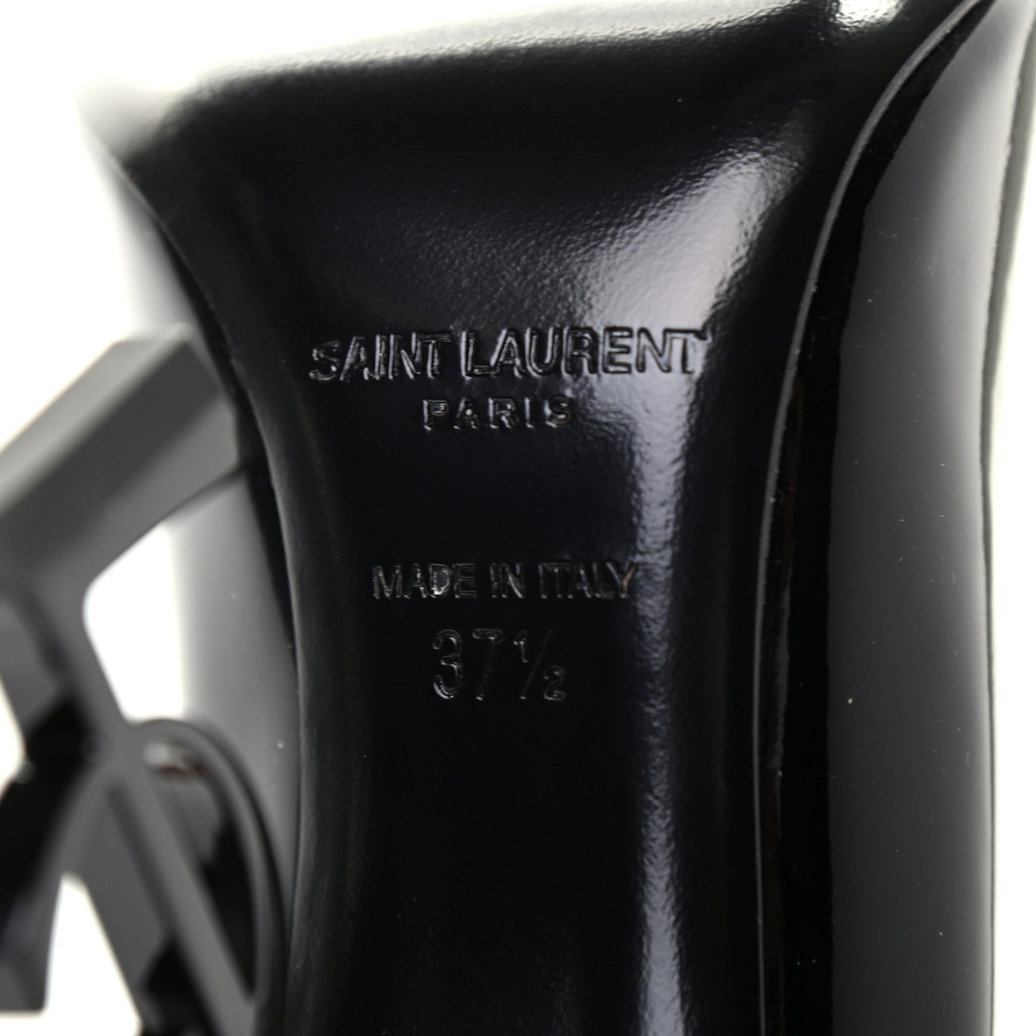 Saint Laurent Patent Opyum 110 Pumps 37.5 Black 6 of 8