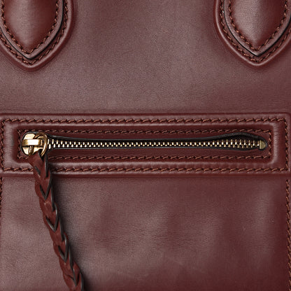 Celine Natural Calfskin Medium Phantom Luggage Burgundy 14 of 21