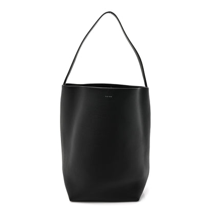The Row Grained Calfskin Large N/S Park Tote Black 1 of 10