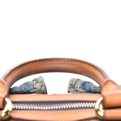 Louis Vuitton Monogram Denim Neo Speedy Blue 9 of 19