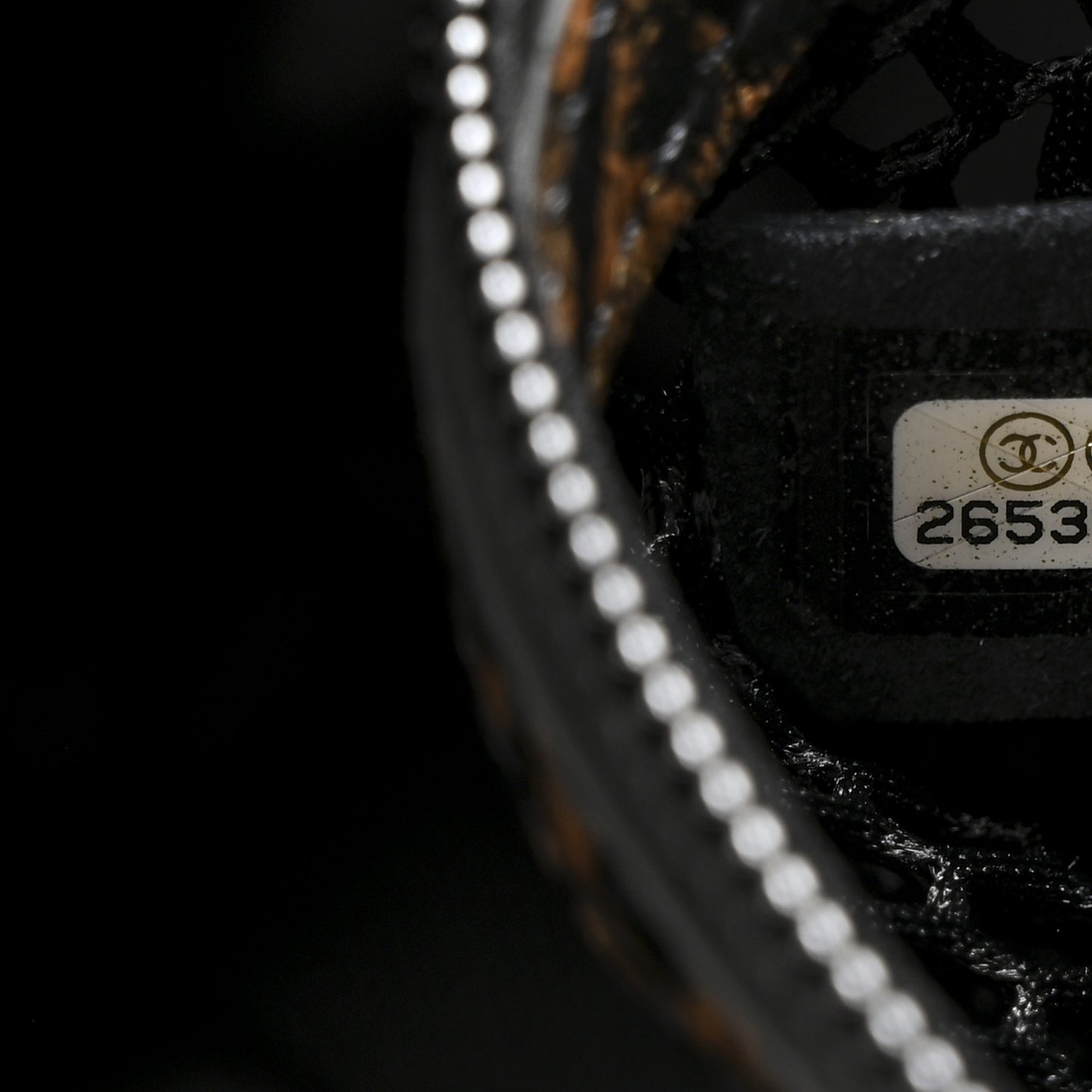 Calfskin Quilted Graffiti Trolley Black Gold