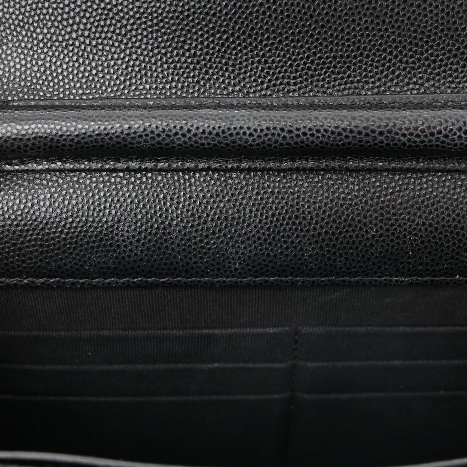 Chanel Caviar Quilted Crystal CC Wallet On Chain WOC Black 13 of 15