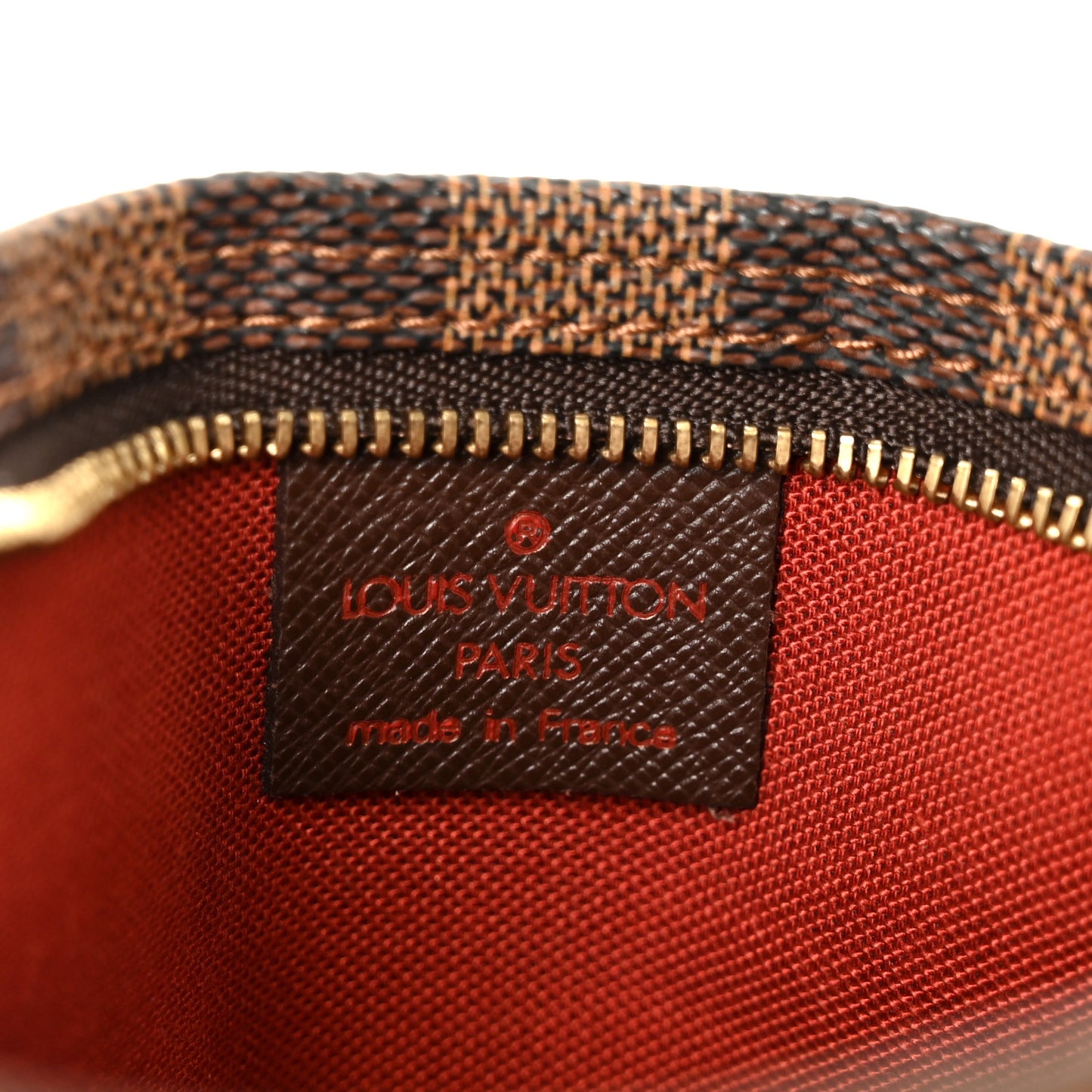Damier Ebene Trousse Make Up Bag Pochette