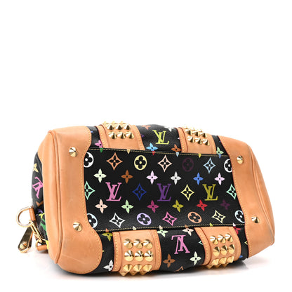 Louis Vuitton Monogram Multicolor Courtney MM Black 3 of 8