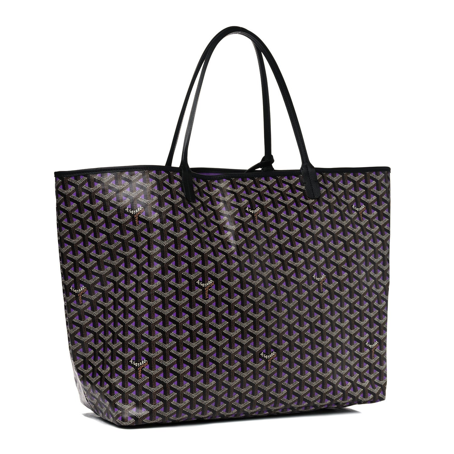 Goyardine Saint Louis Claire Voie GM Black Purple