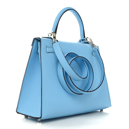 Hermes Epsom Kelly Sellier 25 Celeste 3 of 10