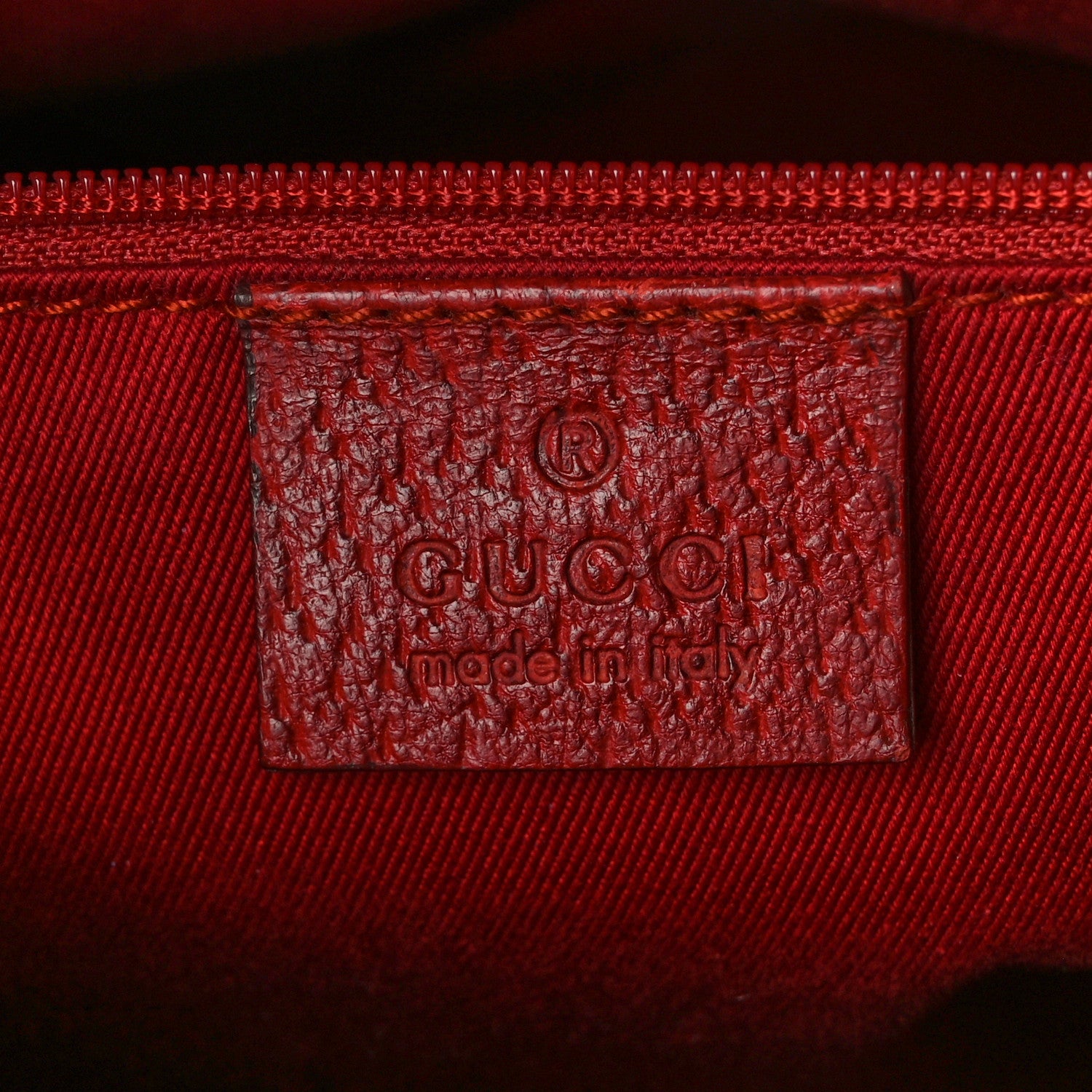 Gucci Monogram Shoulder Bag Red 7 of 11