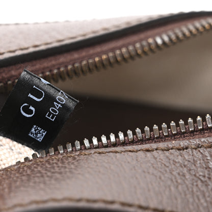 Gucci GG Supreme Monogram Textured Dollar Calfskin Web Ophidia Small Crossbody Bag Beige Ebony New Acero 7 of 11