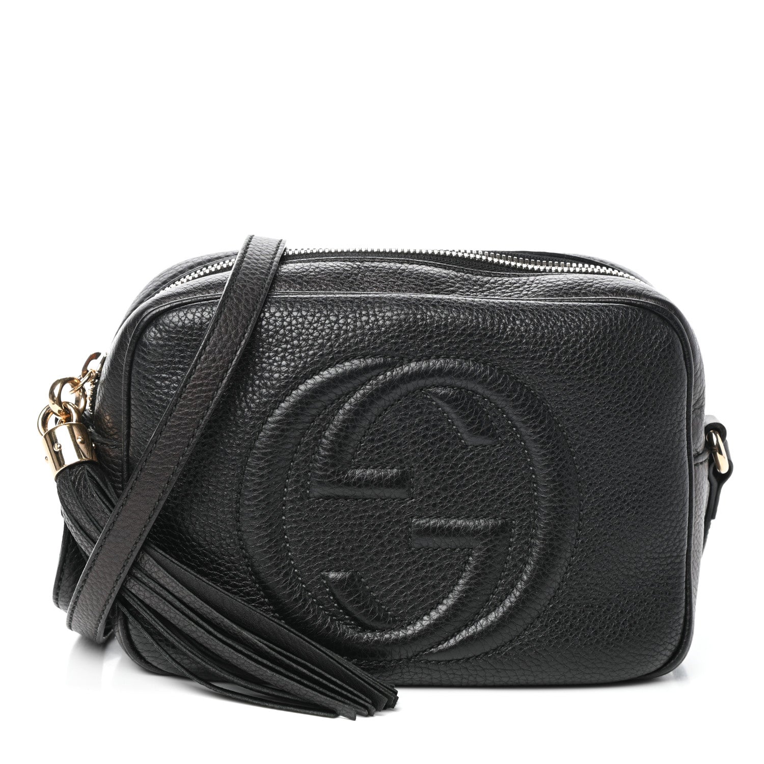 Gucci Pebbled Calfskin Small Soho Disco Bag Black 1 of 8