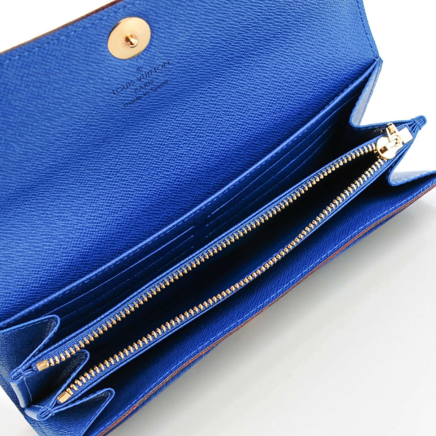 Louis Vuitton Monogram Multicolor Sarah Wallet Black Bleuet 9 of 11