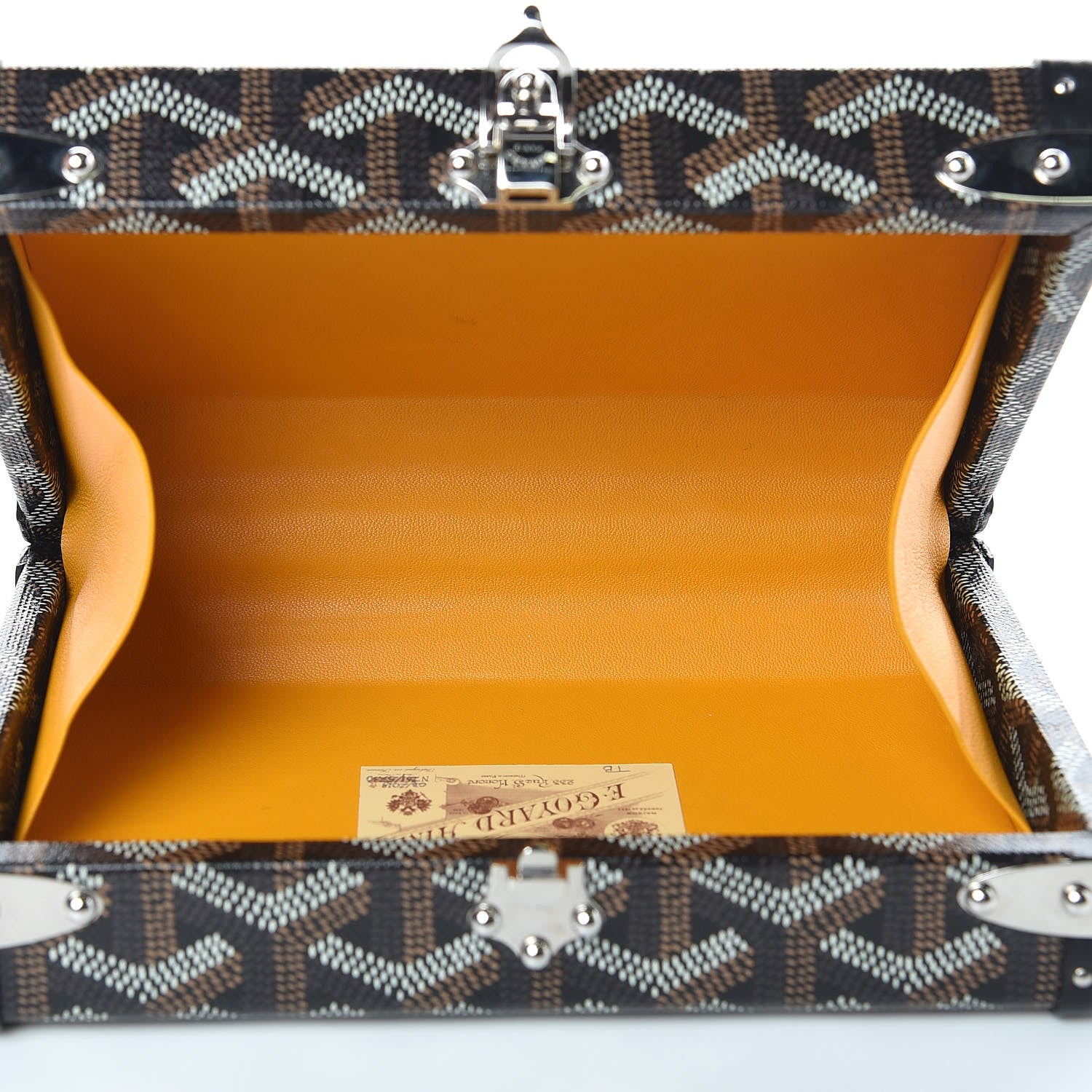 Goyard Goyardine Minaudiere Trunk Bag Black 5 of 11