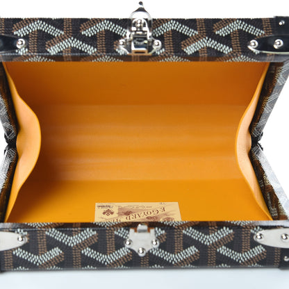 Goyard Goyardine Minaudiere Trunk Bag Black 5 of 11