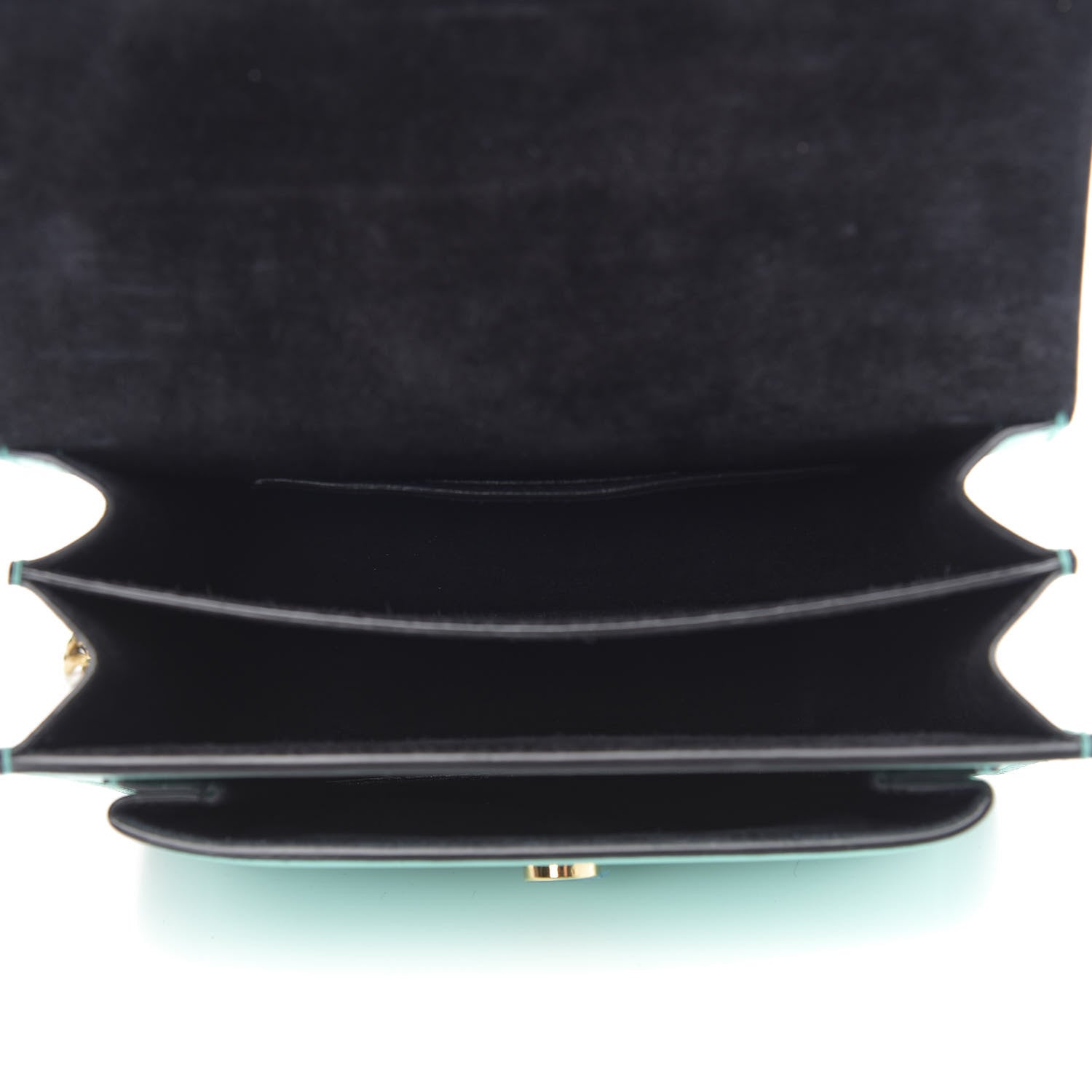 Saint Laurent Metallic Calfskin Small Monogram Sunset Chlorophille 5 of 12