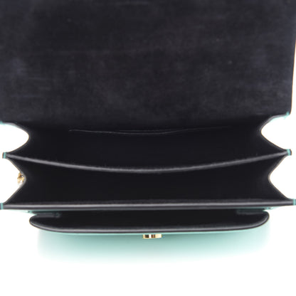 Saint Laurent Metallic Calfskin Small Monogram Sunset Chlorophille 5 of 12