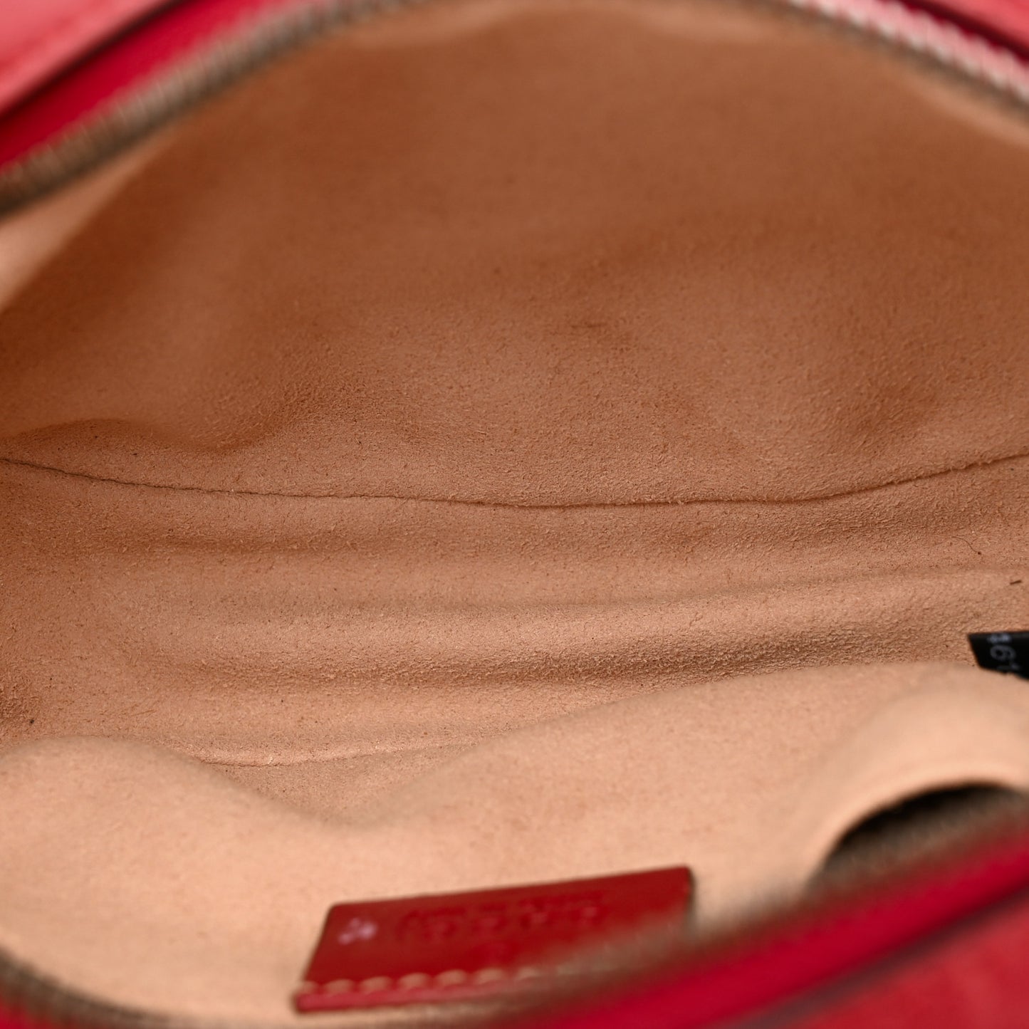 Calfskin Matelasse GG Marmont Belt Bag 95 38 Hibiscus Red