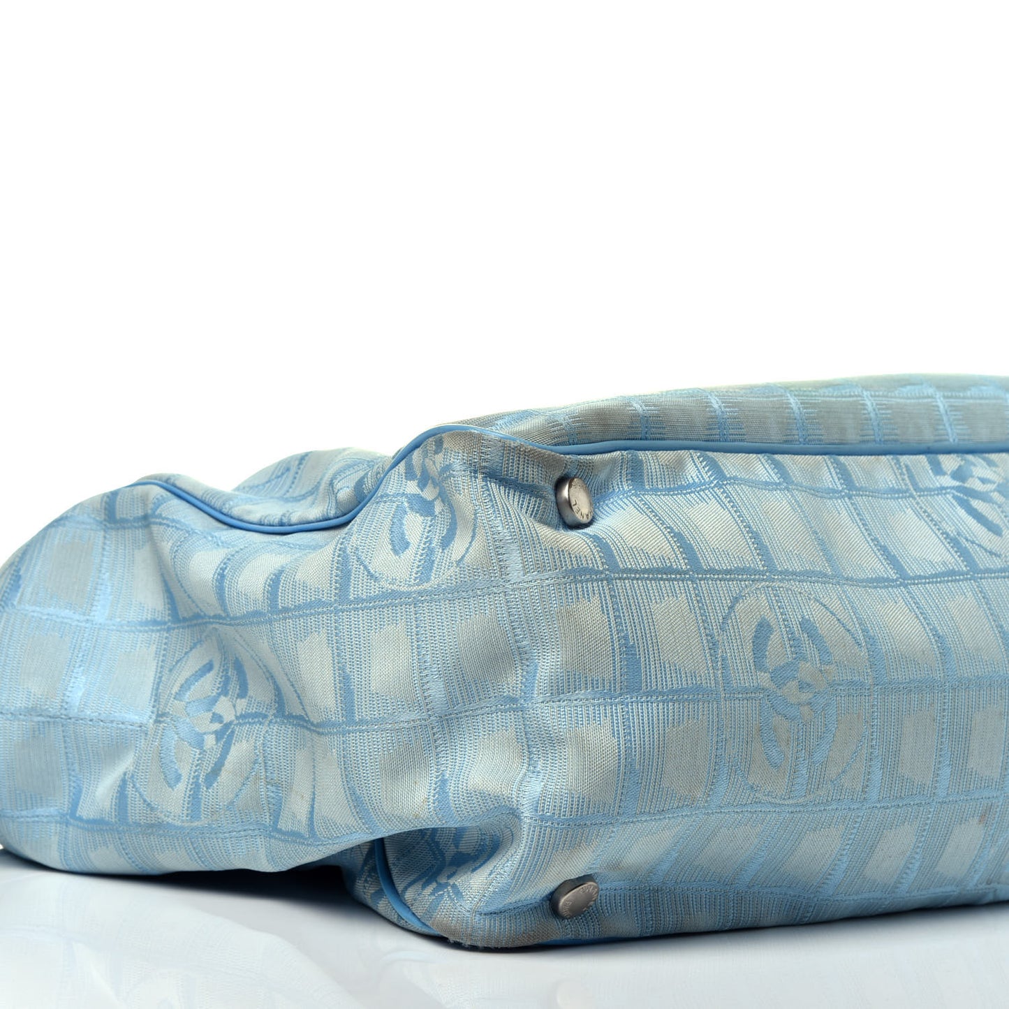 Nylon Travel Tote Blue