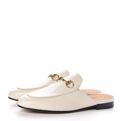 Gucci Malaga Kid Womens Princetown Slippers 37 Mystic White 3 of 9