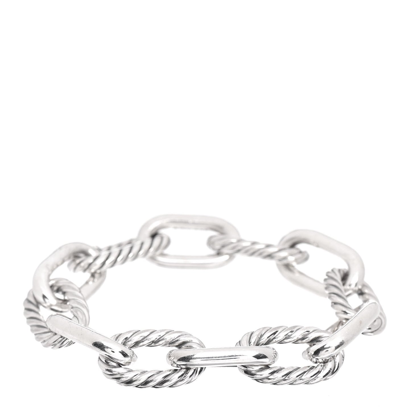 Sterling Silver 13.5mm Madison Chain Bracelet