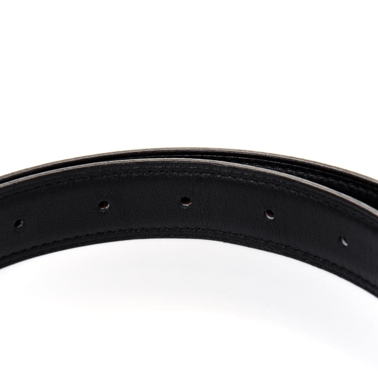 Swift Epsom 24mm Belt Strap 80 Black Gold