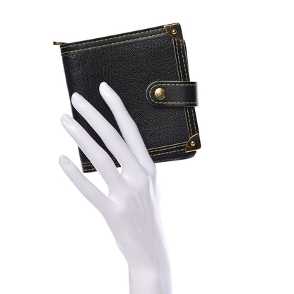 Louis Vuitton Suhali Compact Zipped Wallet Black 2 of 10