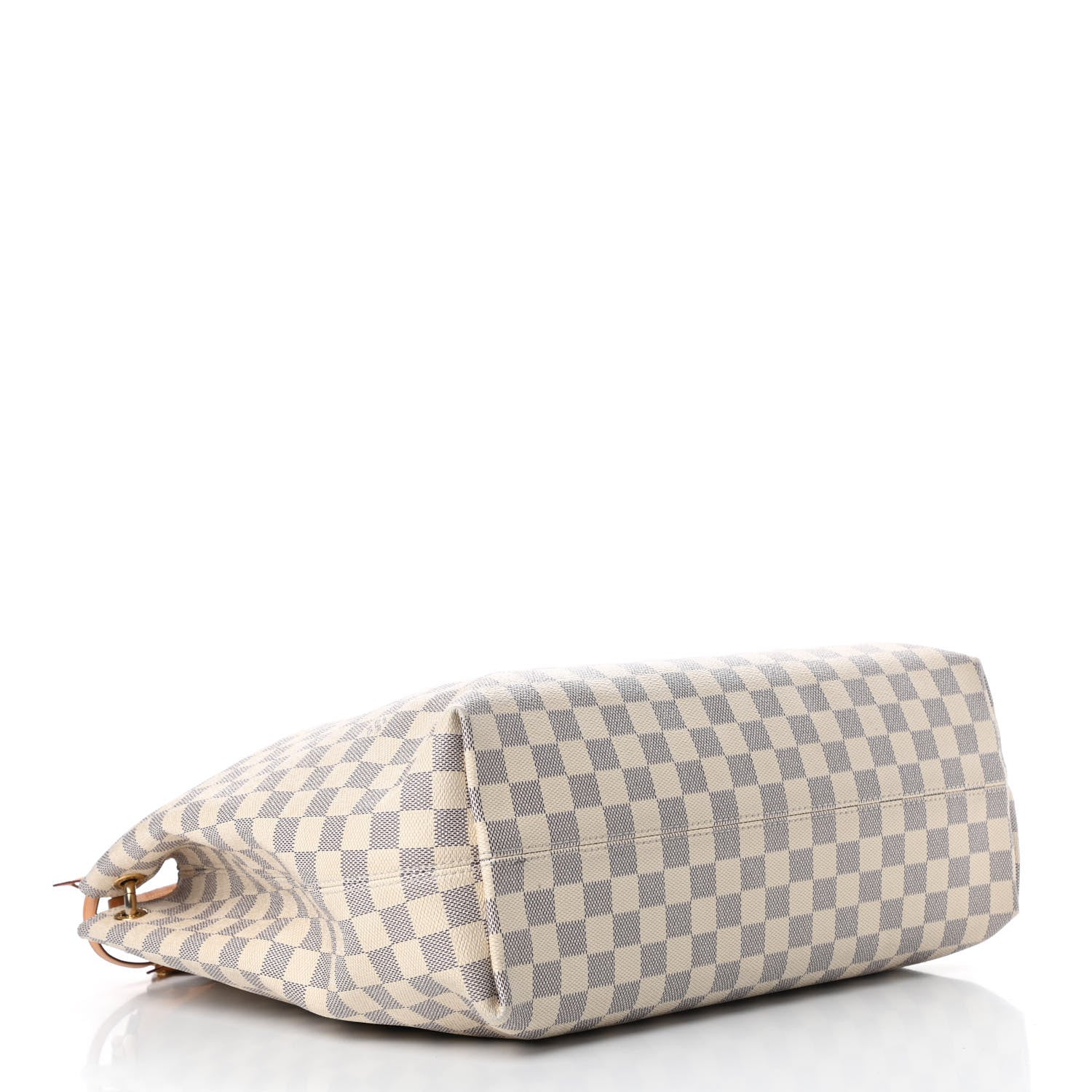 Louis Vuitton Damier Azur Graceful MM Rose Ballerine 4 of 16