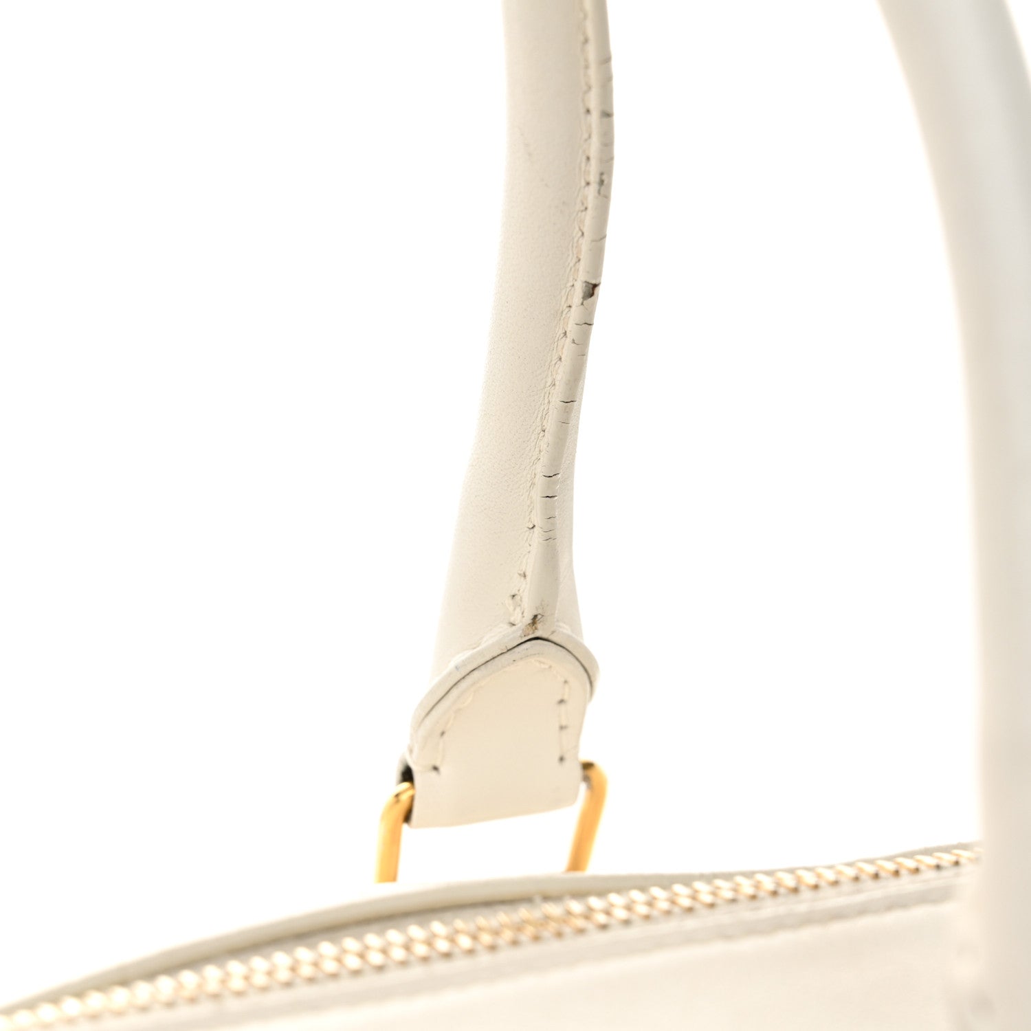 Saint Laurent Calfskin Classic Duffle 12 Bag White 19 of 23