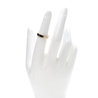 Cartier 18K Pink Gold 3.5mm LOVE Wedding Band Ring 51 5.75 2 of 4
