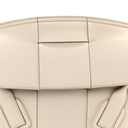 Bottega Veneta French Calfskin Maxi Intrecciato Small Arco Bianco 9 of 11