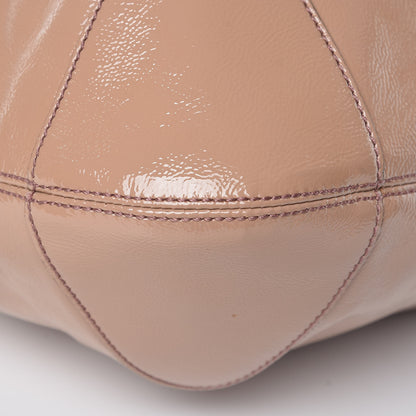 Gucci Patent Medium Soho Chain Hobo Dark Cipria 9 of 10