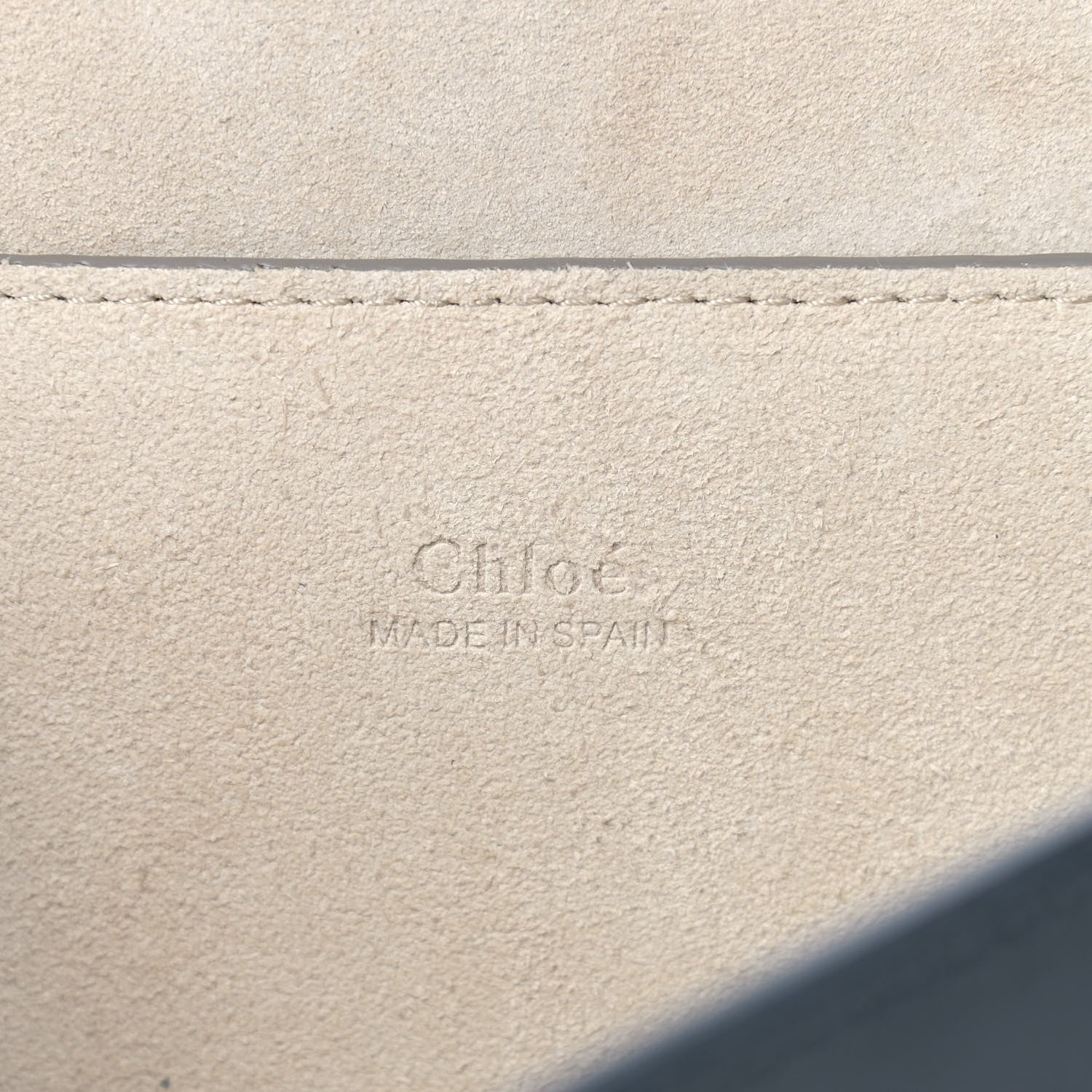 Chloe Suede Calfskin Faye Clutch Black 6 of 12