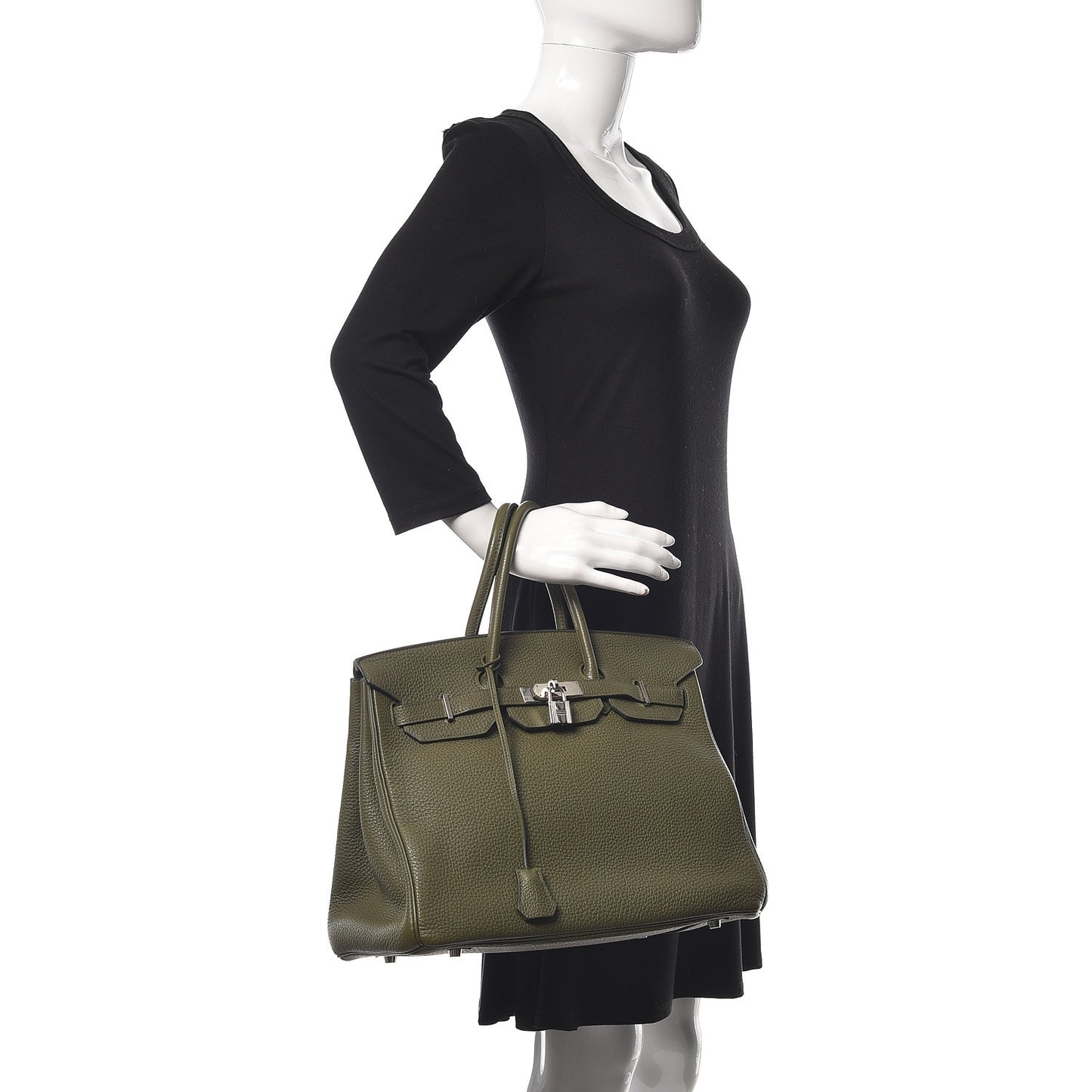 Togo Birkin 35 Vert Olive