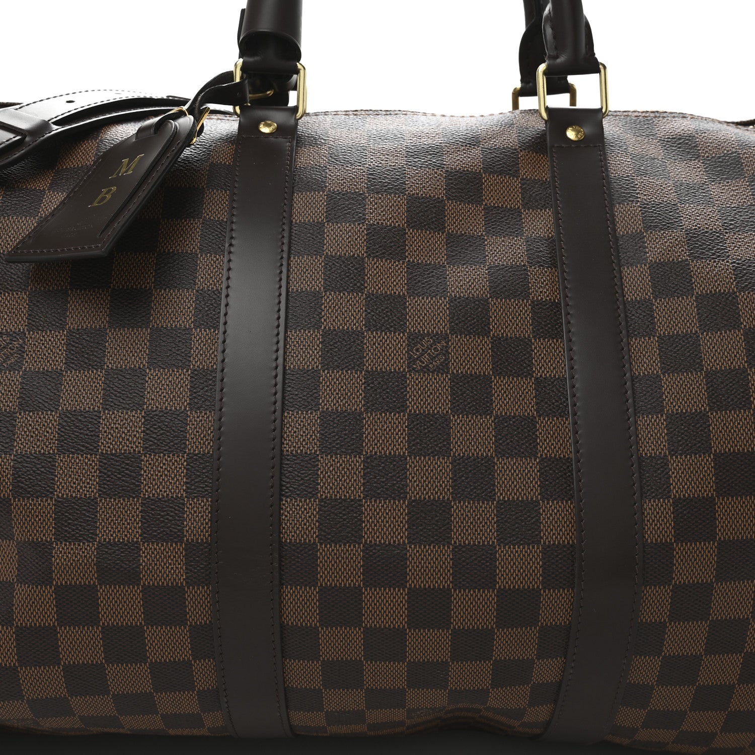 Louis Vuitton Damier Ebene Keepall Bandouliere 55 8 of 13