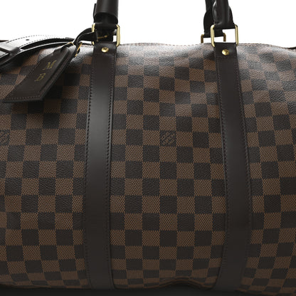 Louis Vuitton Damier Ebene Keepall Bandouliere 55 8 of 13