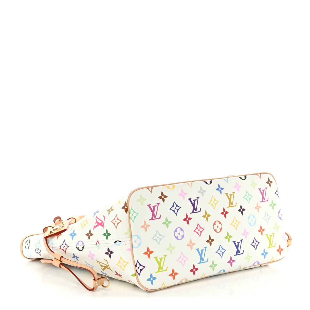 Louis Vuitton LV X TM Monogram Multicolor Neverfull MM White 5 of 10