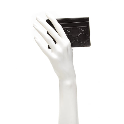 Gucci Guccissima Card Holder Dark Brown 2 of 6