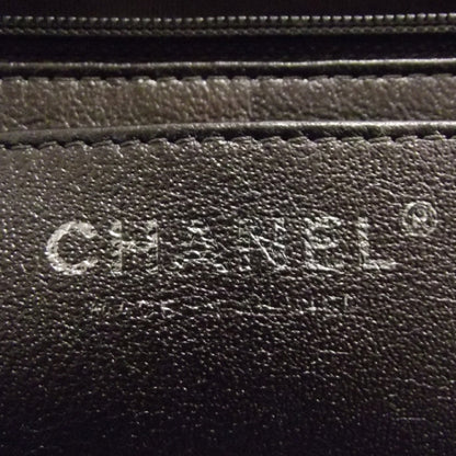 Chanel Lambskin Quilted Jumbo Flap Dark Metallic Grey 09A 9 of 12