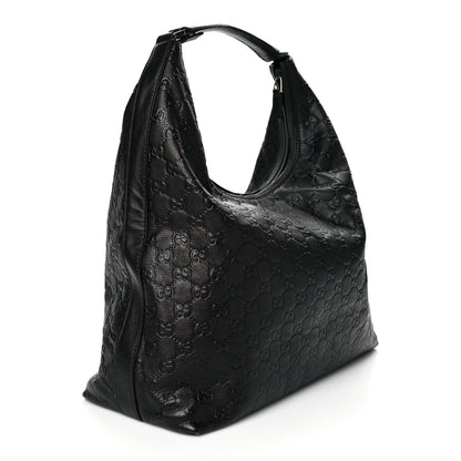 Gucci Guccissima Large Hobo Dark Brown 2 of 10