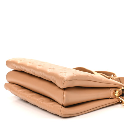 Louis Vuitton Lambskin Embossed Monogram Coussin PM Camel 9 of 9