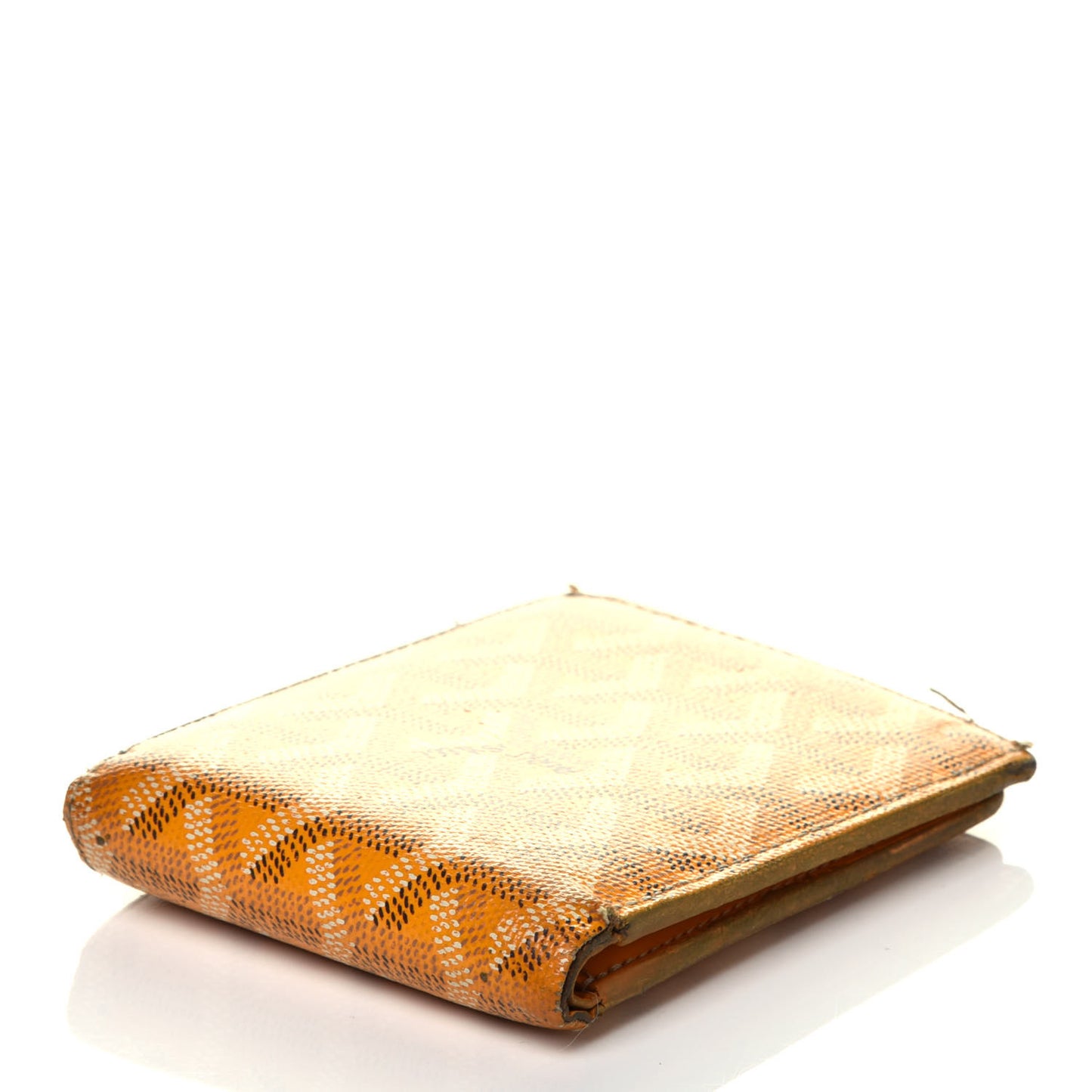 Goyardine Bi-Fold Victoire PM Wallet Yellow