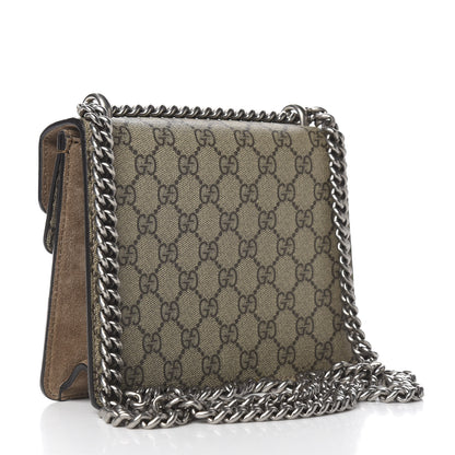 Gucci GG Supreme Monogram Mini Dionysus Shoulder Bag Taupe 2 of 9