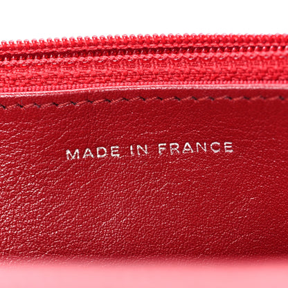 Chanel Caviar Quilted Wallet On Chain WOC Red 8 of 9