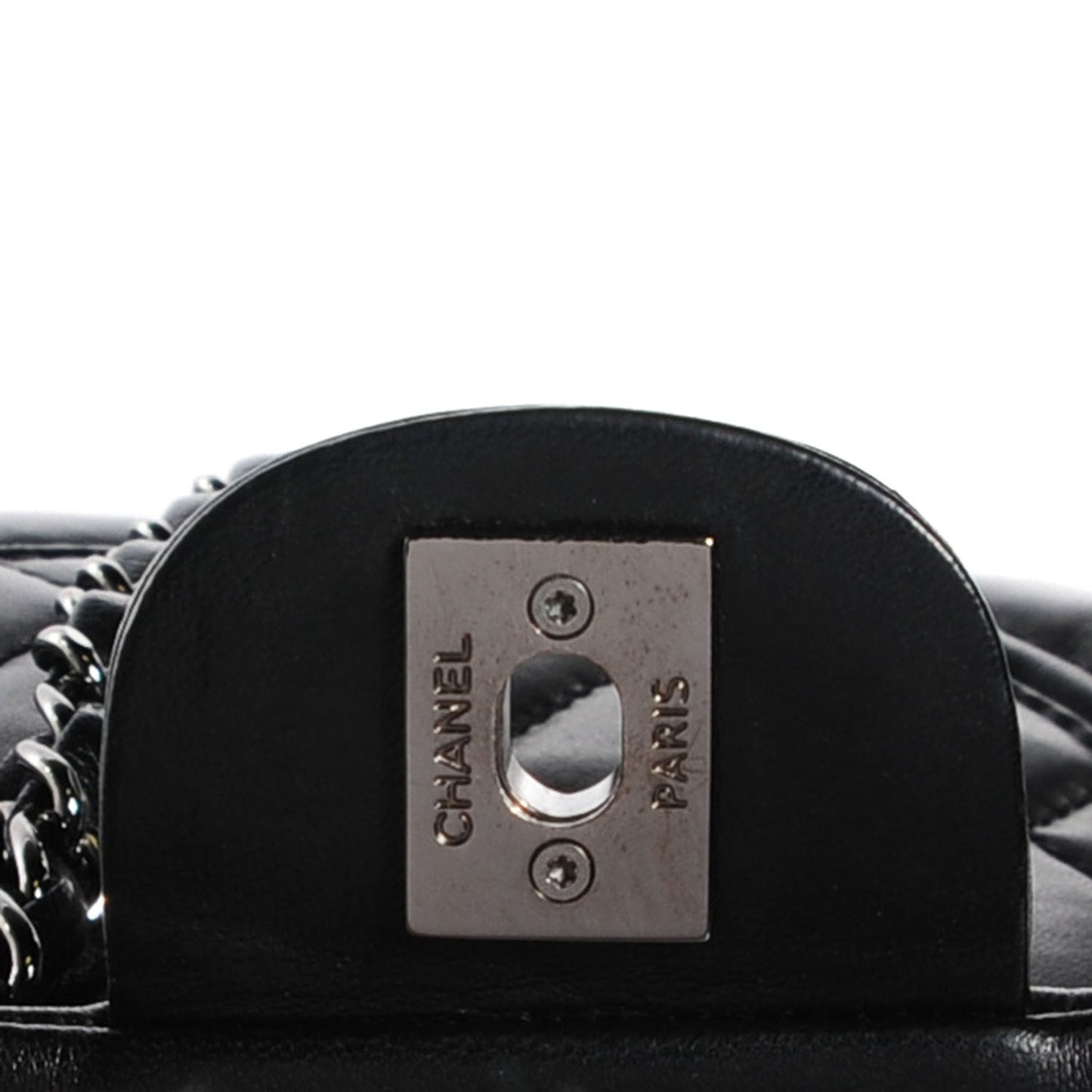 Lambskin Quilted Mini Chanel 3 Flap Black