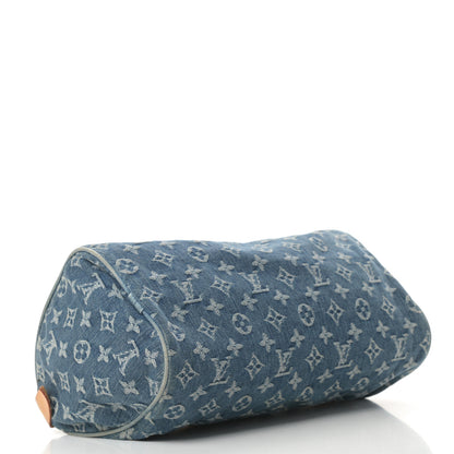 Louis Vuitton Monogram Denim Neo Speedy Blue 4 of 14