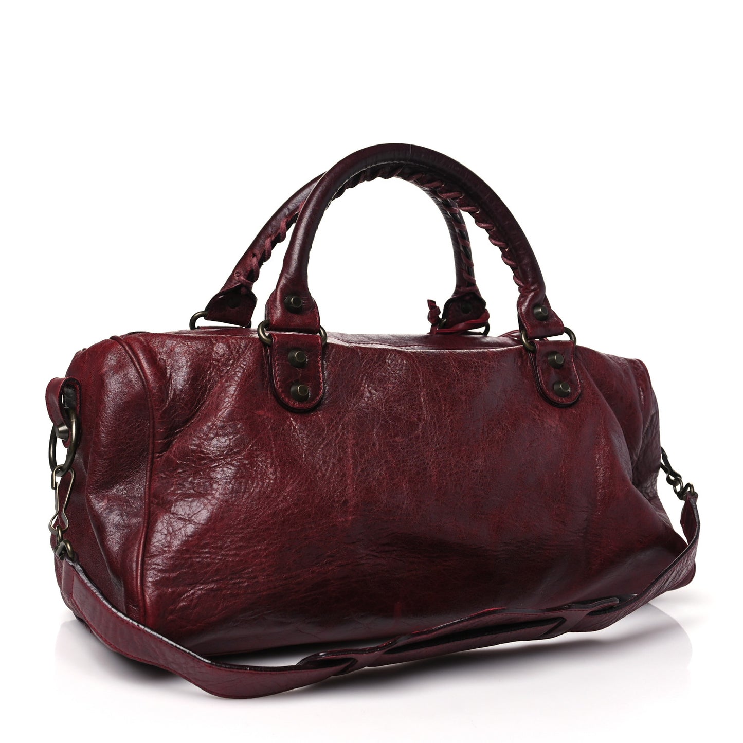 Chevre Classic Hardware Twiggy Rouge Grenat