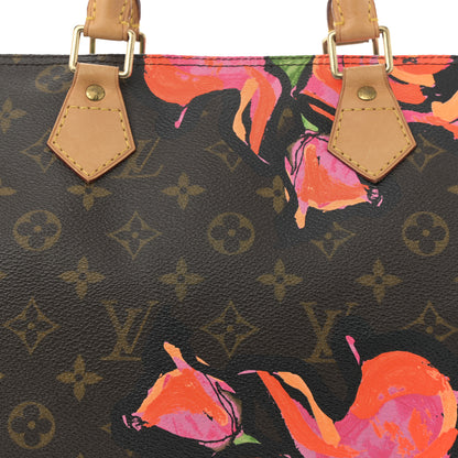 Louis Vuitton Monogram Roses Speedy 30 8 of 12