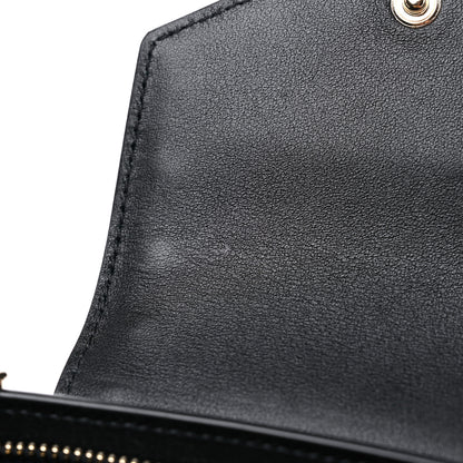Valentino Garavani Calfskin Rockstud Phone Case With Chain Black 9 of 13