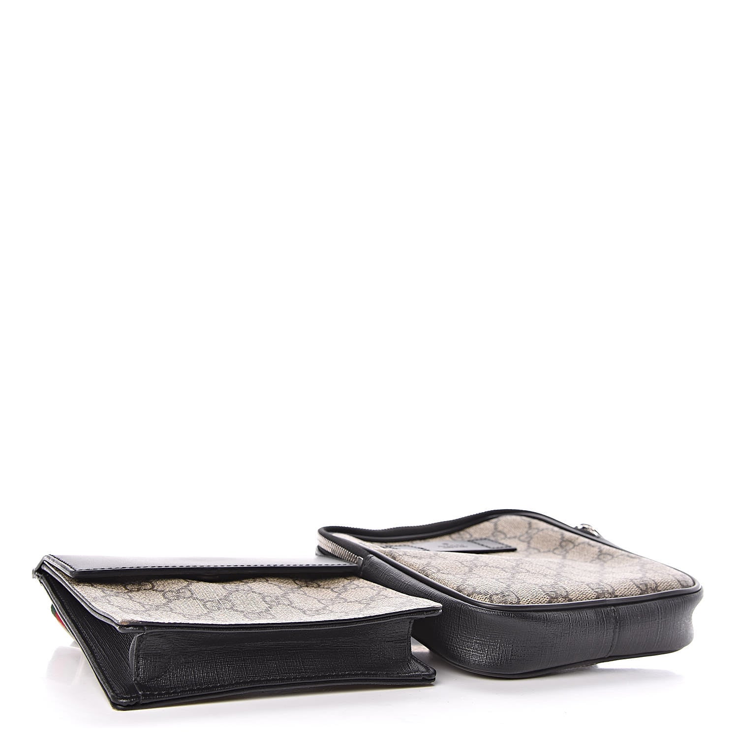 Gucci GG Supreme Monogram Web Belt Bag Black 4 of 11