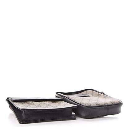 Gucci GG Supreme Monogram Web Belt Bag Black 4 of 11